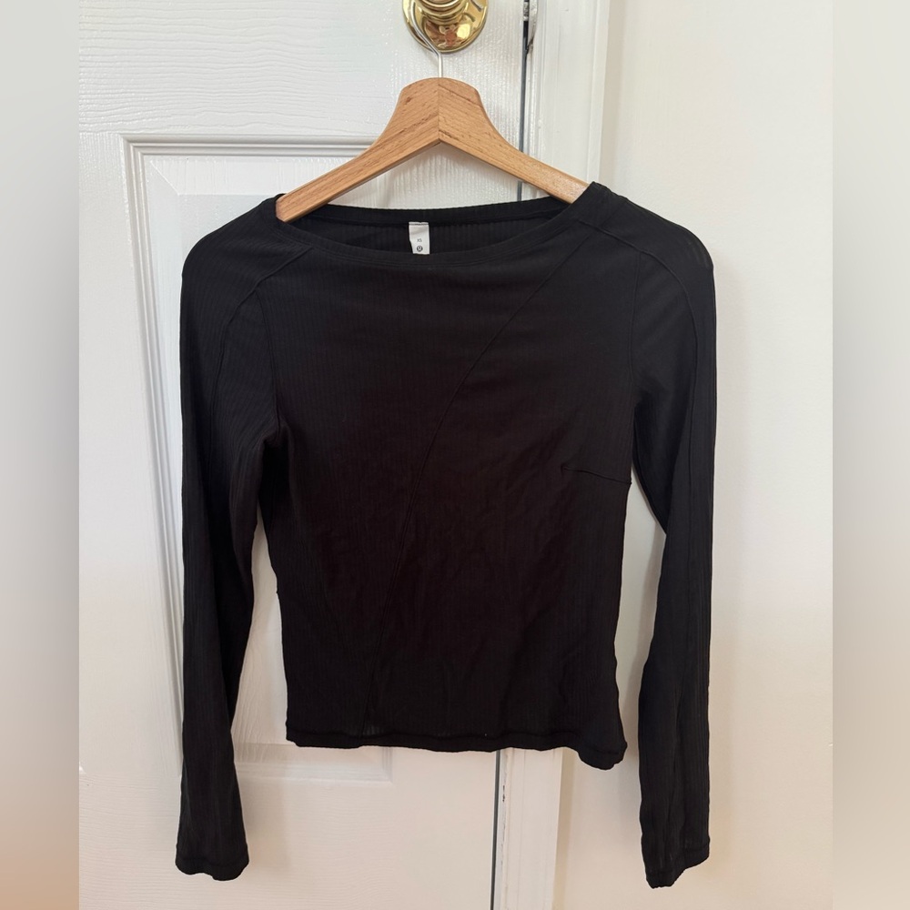 Lululemon Black Long Sleeve Top - Picture 6 of 6